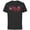 Black, variant on Disney Mickey & Minnie Valentine's Day 2026 Script Logo Trip - Short Sleeve Cotton T-Shirt for Adults - Customized-Athletic Heather