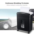 thumbnail image 3 of Bonsaii C221-B Portable 12 Sheet Micro Cut Paper P-4 High Security Shredder Bin, 3 of 7