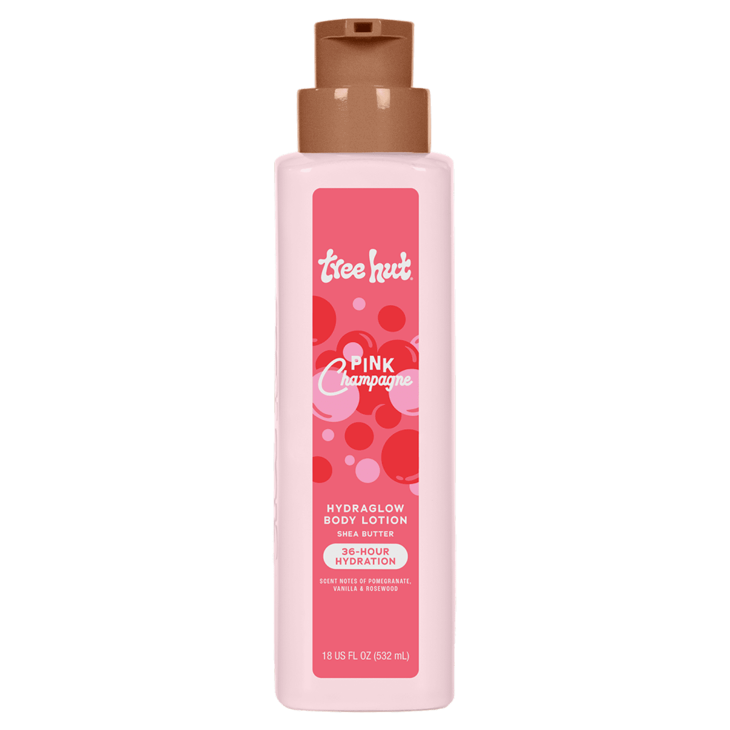 Tree Hut Raspberry Fizz Hydraglow Shea Butter Body Lotion, 18 fl
