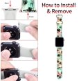 thumbnail image 4 of Bacdoilq Palm Tree Smartwatch Bands Pulsera De Verano Compatible Con Reloj De 42 Mm, 44 Mm, 45 Mm, Correa De Silicona Suave De Repuesto Para La Serie 10/9/8/7/6/5/4/3/2/1/Se, 4 of 4