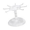 thumbnail image 3 of Necklace Organizer Hanging Rack Rotation for Scrunchie for Bracelets Bracelets Chains Short Clear, 3 of 9
