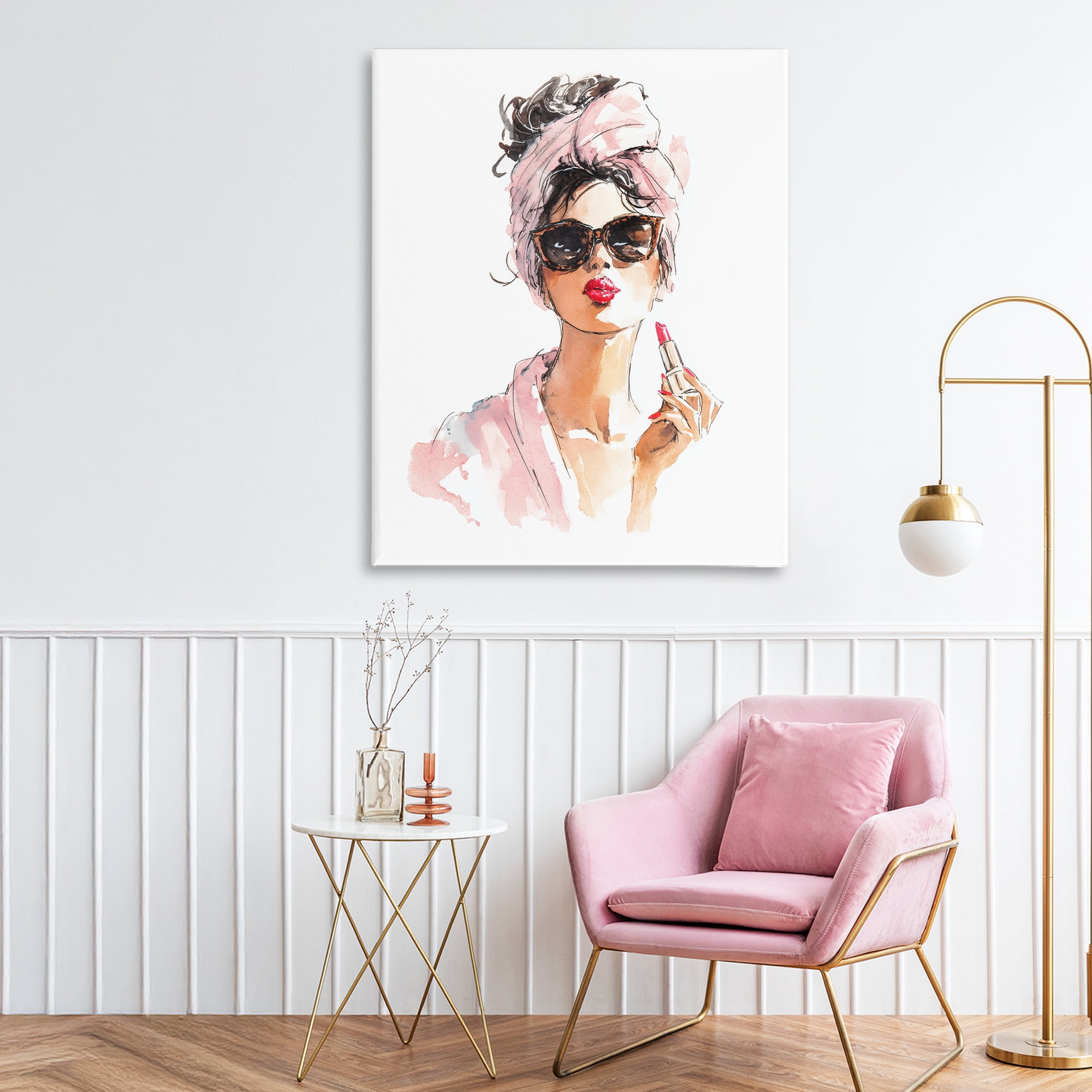 Stupell Industries Velour Secrets Lipstick Canvas Wall Art, design by Svetlana Aleynikova