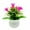 Pink, variant on Mdesiwst 5 Orchid Flower Head Artificial Potted Plants Home Office Wedding Faux Floral Bonsai Indoor Outdoor Desktop Decoration