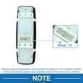 thumbnail image 4 of Interruptor de ventana eléctrica delantero izquierdo único para Jeep Grand Cherokee 2016-2019 No. 68289803AB, 4 of 7