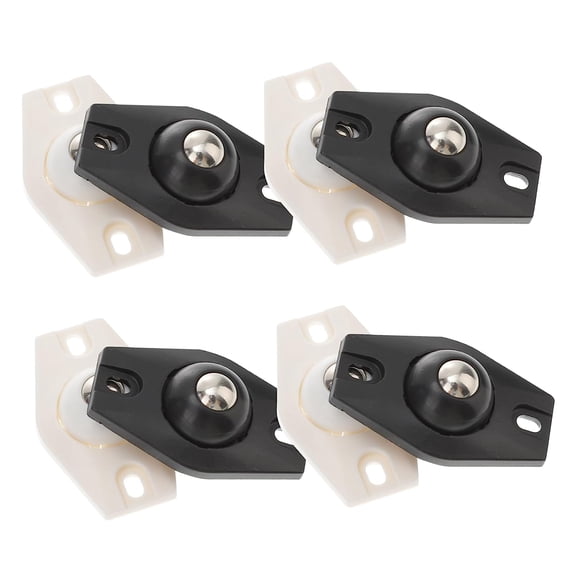 8pcs Roller Self Adhesive Casters Rotation Casters Self Adhesive Paste Pulley Self Adhesive Wheels Car Bin Mini Accessories Swivel Casters Small Adhesive Pulley to Rotate Universal