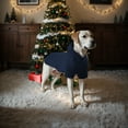 thumbnail image 6 of Kickred Basic Dog Hoodie Sweatshirts, Pet Clothes Hoodies Sweater with Hat and Leash Hole, Soft Cotton Outfit Coat for Large Medium Small Dogs(2XL, Navy Blue), 6 of 7