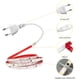thumbnail image 2 of Tira de luces LED de 120 LED/m, 220 V, flexible y de 10 cm, cortable, con cinta adhesiva 2835, enchufe europeo, para tocador, armario, decoración del hogar, 2 of 5