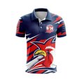 thumbnail image 5 of Polo de punto para hombre Sydney Rooster Castor 2024 con múltiples estilos retro de alta calidad, 5 of 5