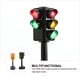 thumbnail image 4 of ColoMX 2 piezas mini letreros de tráfico Bloque de luz de carretera con señales de tráfico LED de sonido Lámpara de juguete, 4 of 8
