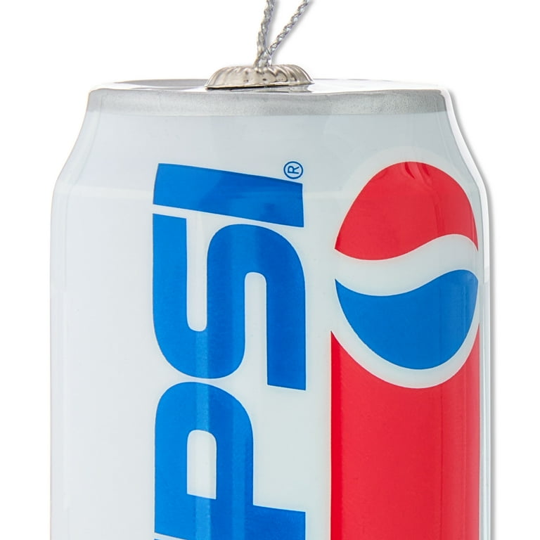 Pepsi Retro 1990 Decoupage Ornament, Plastic, Blue, by Ruz