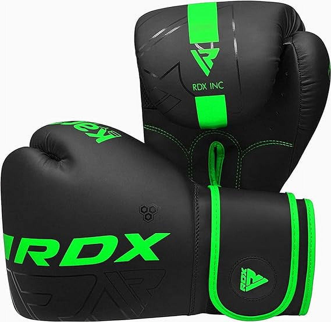 RDX Boxing Gloves for Men & Women | Pro Training Sparring Gloves, Maya Hide Leather Muay Thai | MMA Kickboxing, Unisex Punching Gloves with Thick Padding for Boxing 8 10 12 14 16 18 Oz