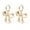 A, variant on LYMAYTER Bow Earrings 1 Pair Women's Earrings - Shape, Hollow Out, Short Hanging