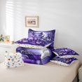 thumbnail image 6 of jejeloiu Magic Animal Dragon Bedding Comforter Set 7 Pieces,Halloween Pumpkin Full Bedding Set,Glitter Stars Print Fitted Sheet Flat Sheet For Teen,Microfiber Bedroom Decoration Reversible, 6 of 8