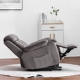 thumbnail image 4 of Dazone Power Lift Recliner Chair, Electric Lift Chair Sigle Sofa Lounge for Elderly, Have Duty Recliners Home Theater Reclining Chair With Remote Control, Light Brown, 4 of 11