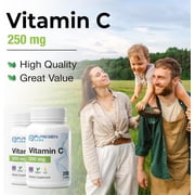 Puregen Labs Vitamin C 250mg, 200 Tablets - 2PK