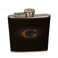 thumbnail image 2 of KuzmarK 6 oz. Leather Flask Set in Black Presentation Box -  G Is For, 2 of 2