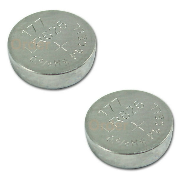 2 Pack Battery Button Watch 1 5v 376 377 Sr626 Sr626w Sr626sw Walmart Com Walmart Com