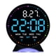 thumbnail image 1 of Reloj despertador digital, reloj de noche, reloj LED, relojes digitales para dormitorio y cocina. Negro Azul, 1 of 9