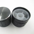 thumbnail image 3 of Switch Knob Potentiometer Cap Aluminum Alloy Sound Rotary Volume Control Floor Lamp Knob Black, 3 of 5
