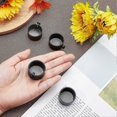 thumbnail image 2 of 4pcs Curtain Rod Finials Black Metal Curtain Finials Finials With Screws 28mm Cylindrical Curtain Rod Finials Heads For Home Office Curtain Accessori, 2 of 4