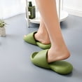 thumbnail image 3 of Bathroom Slippers Solid Color: Simple Thick Sole Household Sandals Shower Slides, 3 of 5