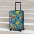 thumbnail image 5 of Yiaed Animals In Camping Print Travel Luggage Cover Suitcase Protector Fits 18-32 Inch Luggage Wheel Covers Patterned Elastic Luggage Anti-scratch（No luggage）-Small, 5 of 5