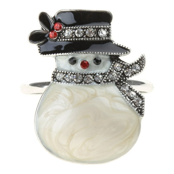 UNTERING Metal Napkin Rings Elk Wreath Christmas Trees Napkin Holder Snowflake Napkin Buckle Holiday Wedding Table Decoration