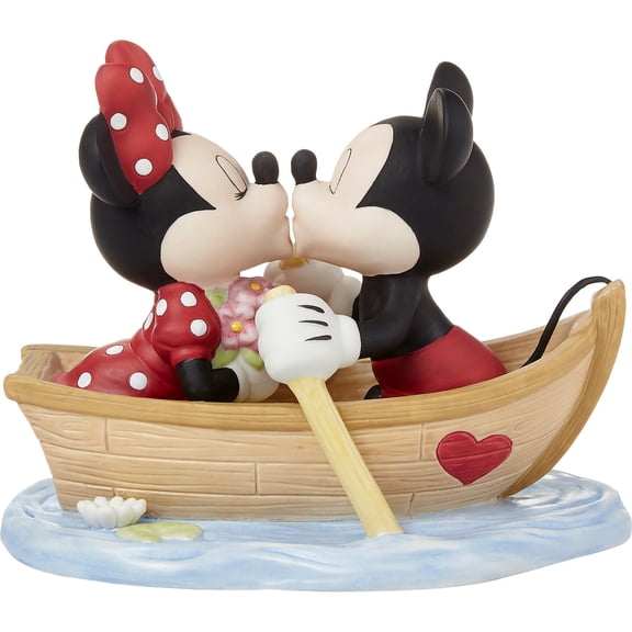 Precious Moments Disney Mickey Mouse and Minnie Mouse We Will Never Drift Apart Figurine #222701