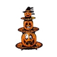 thumbnail image 2 of Soporte para cupcakes de Halloween, soporte para pastel de calabaza de cartón, torre de exhibición de buffet de aperitivos de 3 capas, soporte para BLESIY Puesto de cupcakes de Halloween, 2 of 8