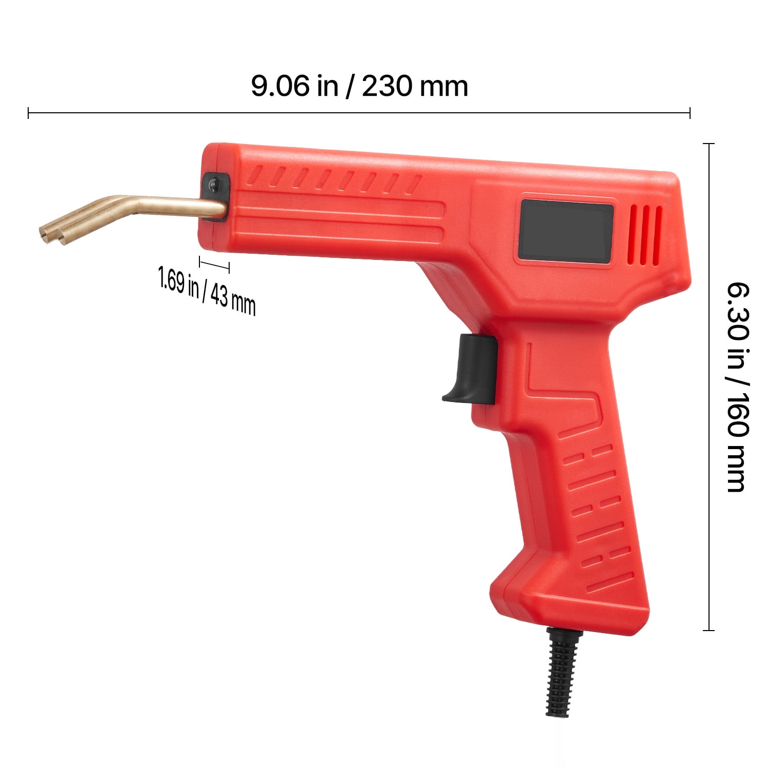 KFFKFF Polymer Fusion Tool, 100W Polymer Fusion Apparatus with 800 Hot Fasteners, Expert Hot Fastener Fusion Apparatus, Polymer Auto Fender Restoration Set with LED Illumination for Canoe, Playthings