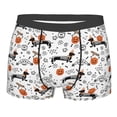 thumbnail image 4 of Goofa Halloween Dachshund Printed Men's Boxer Briefs Underwear, Moisture-Wicking Underwear, Trunk,Soft and Breathable Cotton Underwear-, 4 of 9