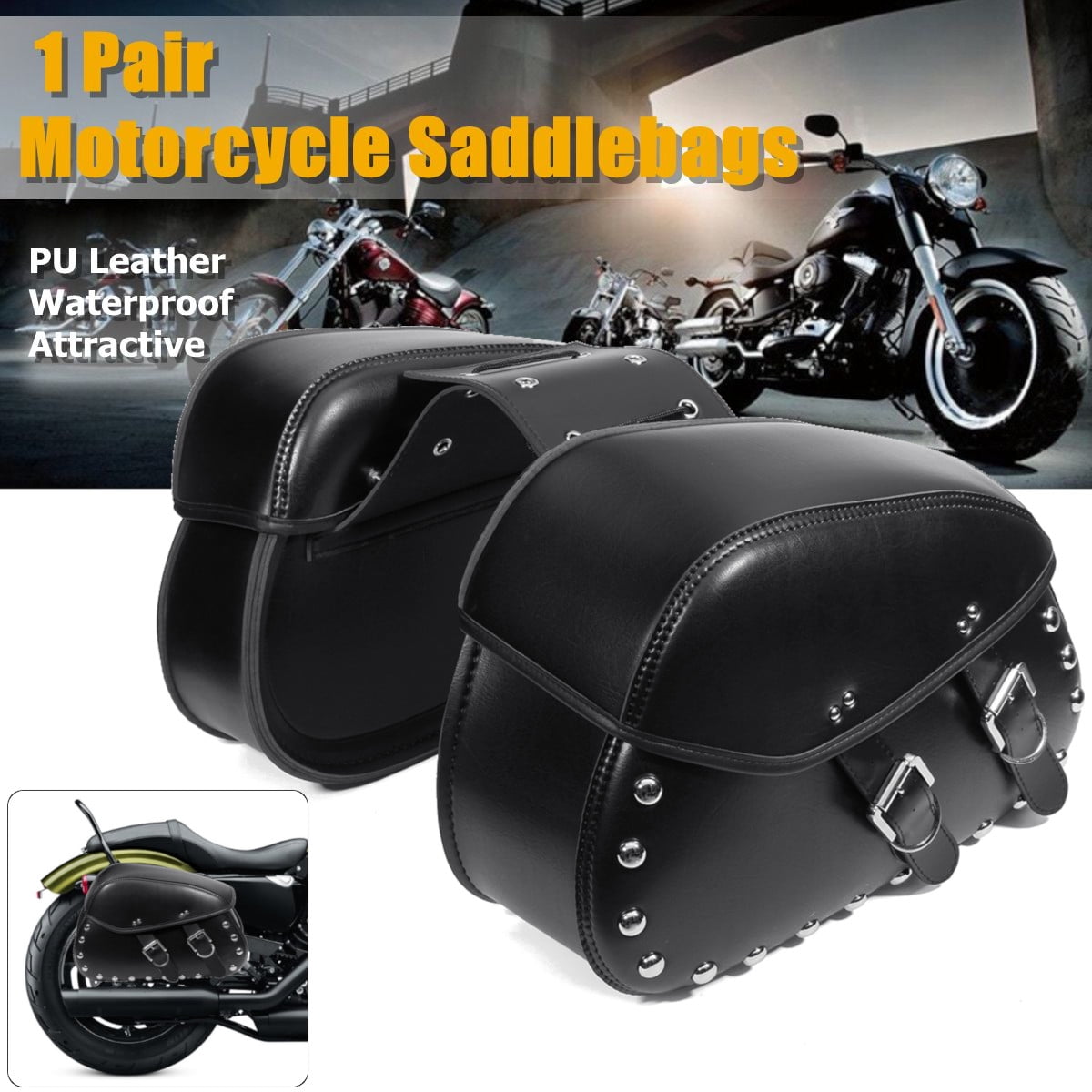 motorcycle side saddle bags