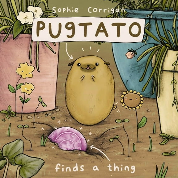 Pugtato Finds a Thing, (Hardcover)