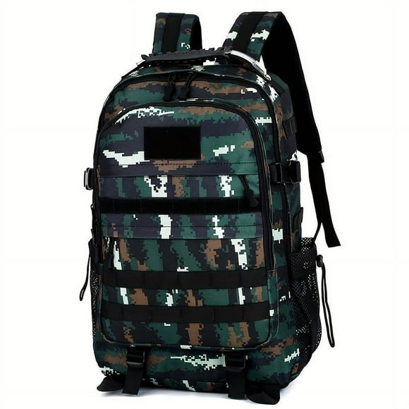Sac à Dos Camouflage d'Extérieur Imperméable en Nylon Polyvalent pour Sports et Tactiques