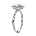 thumbnail image 3 of Bella Jewel 14K White Gold Plated Wedding Rings - 2.1 Ct Oval Cut Diamond Rings - Silver Diamond Beautiful Special Occasion Ring - Christmas Gift for Her - Solo Stone Wedding Diamond Rings, 3 of 4