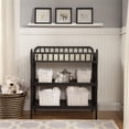 thumbnail image 2 of Pemberly Row Contemporary Metal Changing Table in Ebony - 40"Hx19"Wx36"D, 2 of 5
