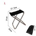 thumbnail image 1 of Folding Fishing Chair Lightweight Foldable Aluminium Picnic Chair, 1 of 5