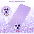 thumbnail image 4 of For Samsung Galaxy S23 Ultra Glitter Sparkle Bling Shiny Thin Slim Hybrid Shockproof Rubber Silicone TPU Gel Protective Phone Case Cover by Xpression - Purple, 4 of 8