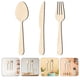 thumbnail image 2 of GOOHOCHY 1 juego de utensilios de pared de madera para decoración del hogar, decoración de cocina, letrero decorativo de cocina, 2 of 8