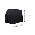 thumbnail image 2 of RENACLIPY Protective Black Golfs Cart Cover Waterproof Oxford Cloth Cart Protector, 2 of 8
