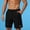 Black, variant on WIZUTIZ Mens 5 Inch Quick Dry Workout Shorts Athletic Hiking Shorts Lightweight Sports Gym Running Shorts Basketball Training