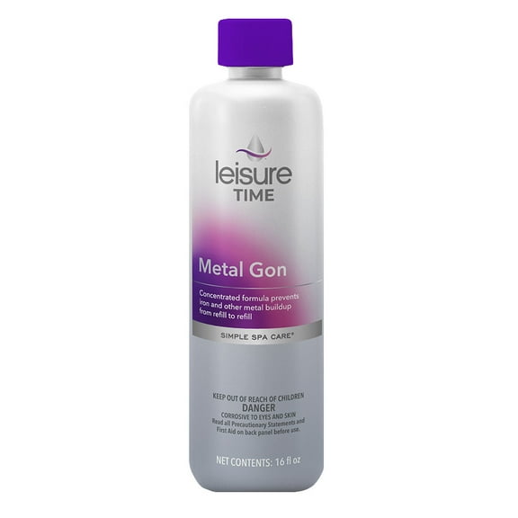 Leisure Time D Metal Gon Protection for Spas and Hot Tubs, 16 fl oz, 1-Pack