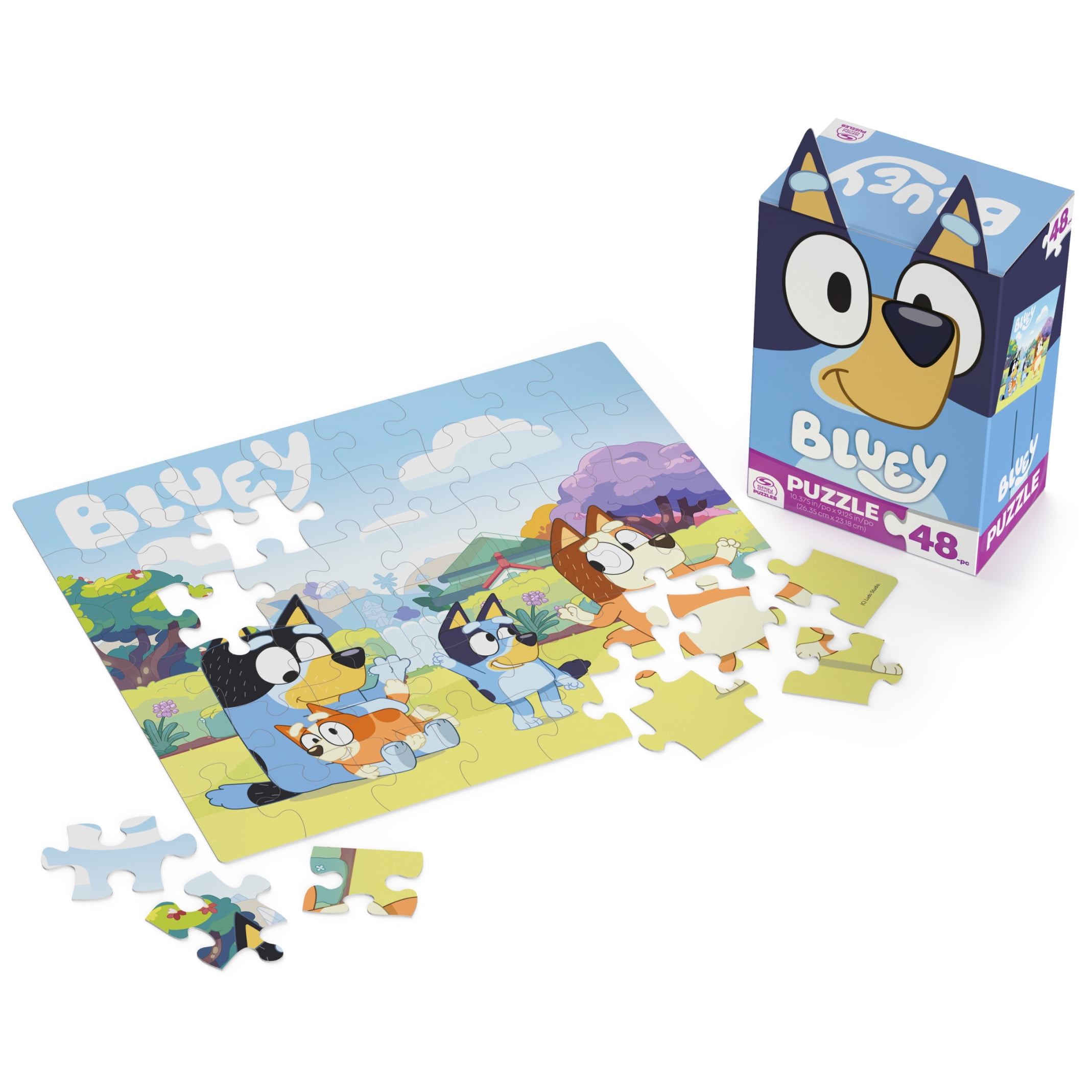 Spin Master Games, Bluey 48-piece Jigsaw Puzzle for Kids Ages 3 and up