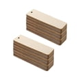 thumbnail image 1 of yuksok 20pcs Blank Wood Bookmark Bulk Tags Unfinished Wood Rectangle Hanging Label with, 1 of 9