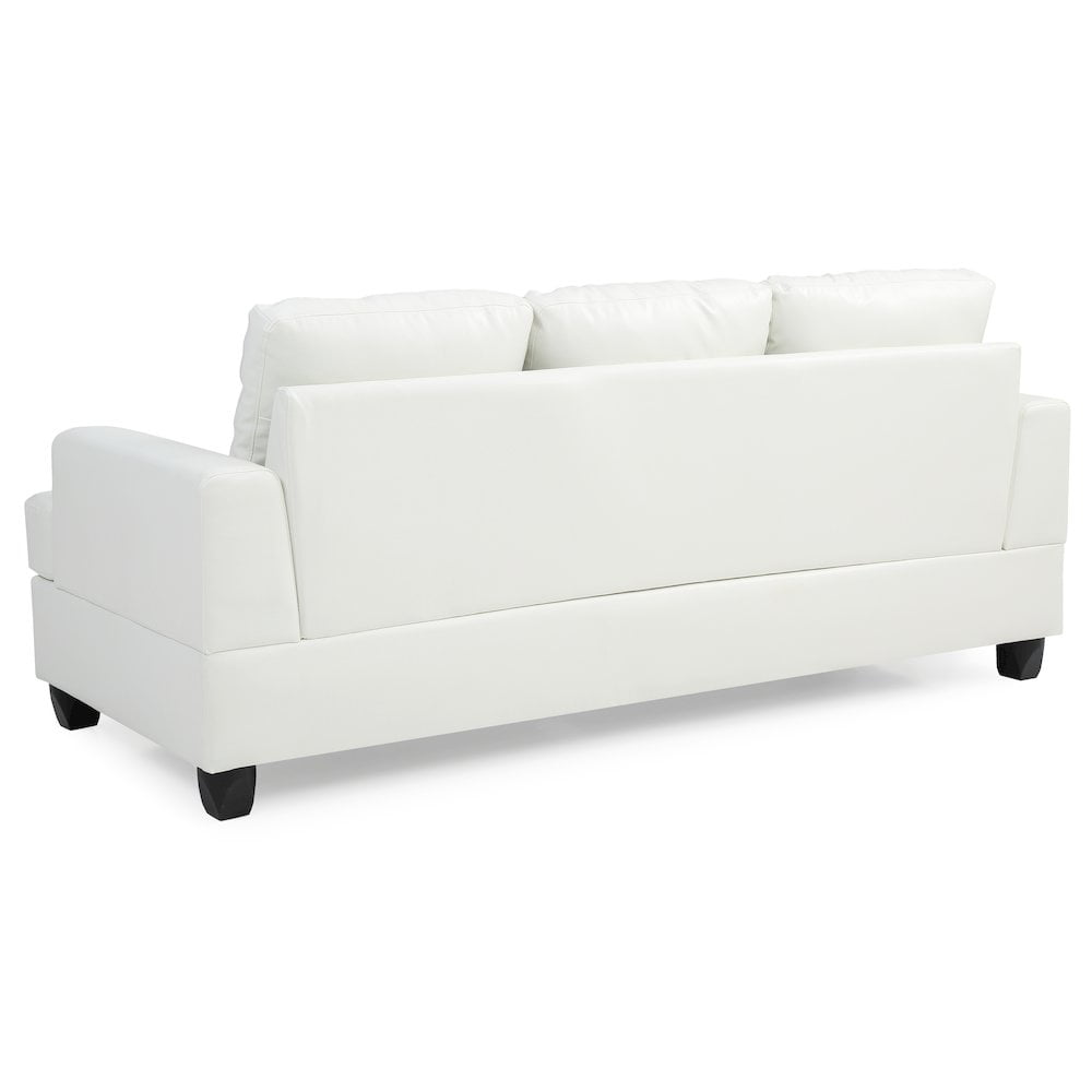 Glory Furniture Sandridge Sofa in White Color