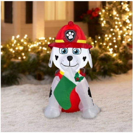 paw patrol christmas airblown inflatable marshall holiday decor 4ft tall by gemmy - Paw Patrol Christmas Decorations paw patrol christmas airblown inflatable marshall holiday decor 4ft tall by gemmy - Paw Patrol Christmas Decorations