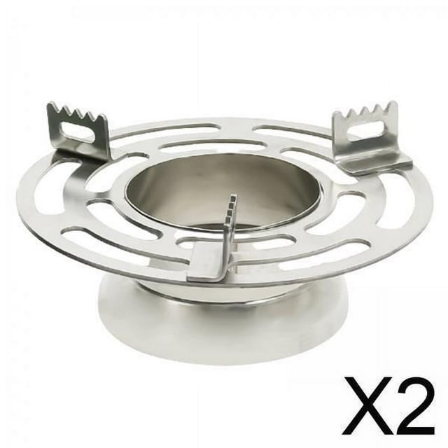 2 Soportes Para Ollas De Camping, Quemador De Metal Duradero, Estante Para Olla De Estufa Para Barbacoa Y Senderismo