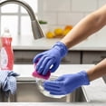 thumbnail image 4 of GUSTO Package Nitrile Gloves, Disposable Latex Free Gloves for Cleaning and Food Prep, Small, 200 Count, 4 of 7