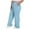 Light Blue, variant on Zorckvet Women's Plus Size Sweatpants, Wide Leg Joggers, Elastic Waist, Baggy Athletic Pants with Pockets, Trendy Fashion
