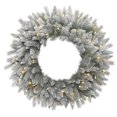 thumbnail image 1 of Vickerman A156837LED Couronne de Pin de Sable Dépoli avec des Lumières LED Blanc Chaud&44; 36 Po, 1 of 1